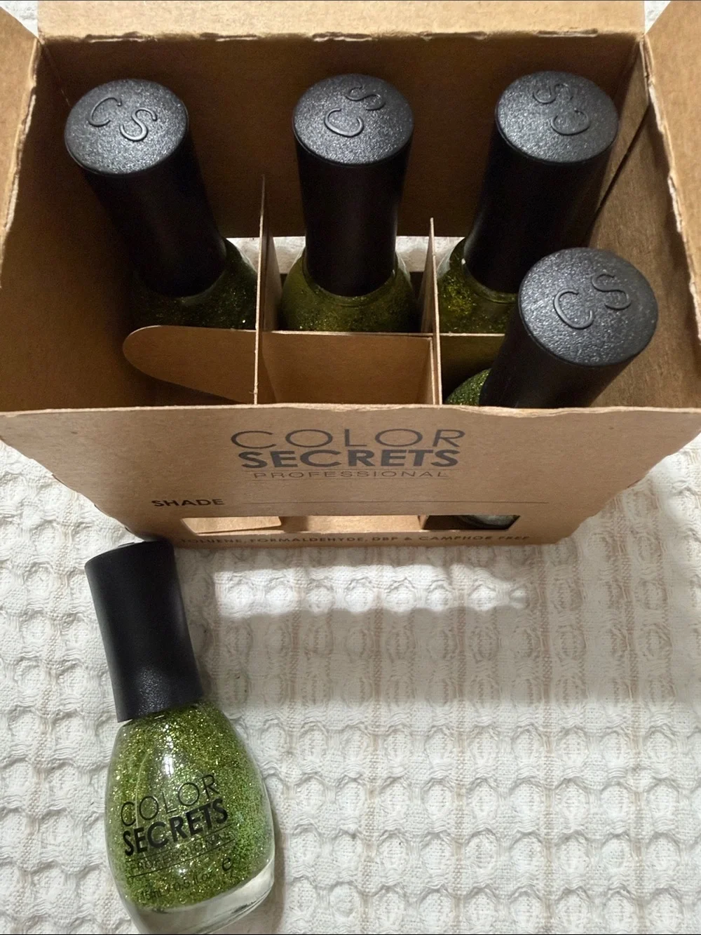 Color Secrets Professional Yellow Nail Polish